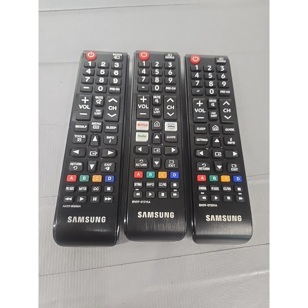 3 Samsung Smart TV Remote Control BN59/AA59